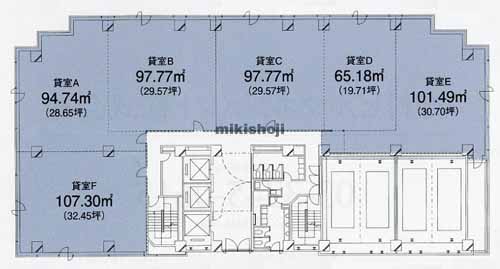 浜松市全域の大樹生命浜松ビル 平面1
