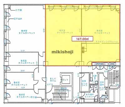 西区その他のＮＴＴ新道ビル 平面1