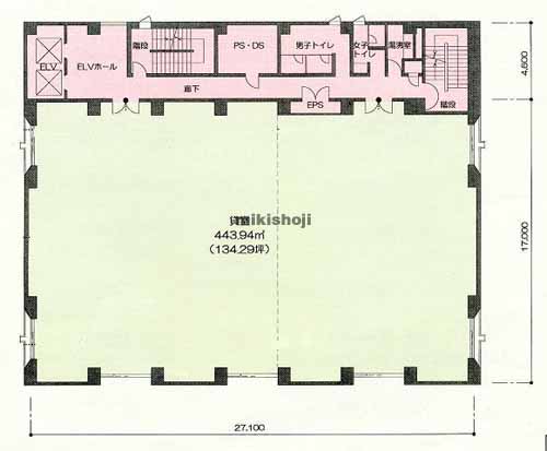 ＴＯＤＡ ＢＵＩＬＤＩＮＧ名古屋 平面1