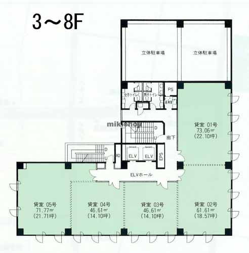 長野市全域の長野セントラルビル 平面1