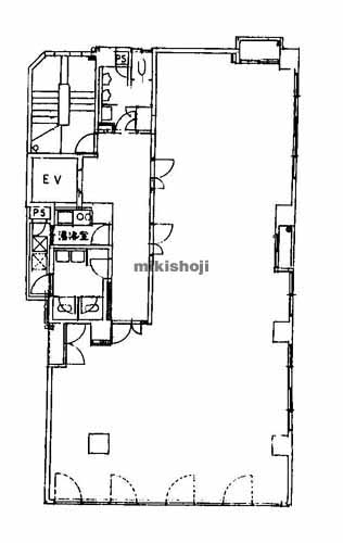 名駅南・平池町のＳＵＺＵ１　０５ビル 平面1