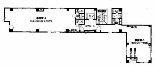 丸の内・錦のie桜通伏見ビルディング 平面1