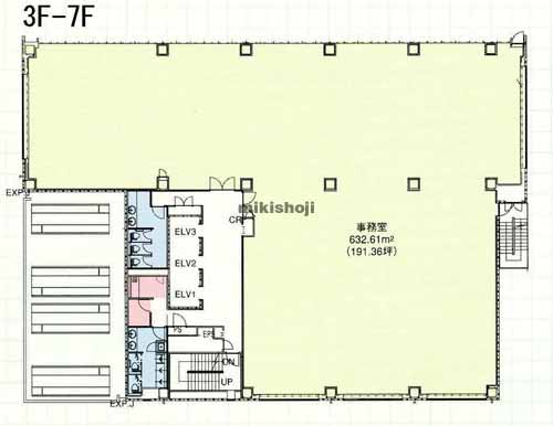 ＢＰＲプレイス名古屋丸の内 平面1