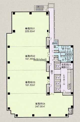 名古屋桜通ビル 平面1