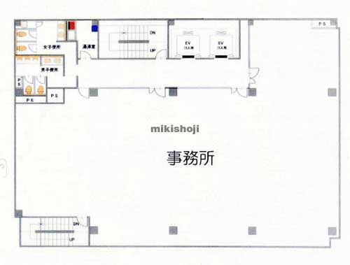 名駅南・平池町のエステート名古屋ビル 平面1