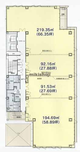 栄の伏見ＫＳビル 平面1