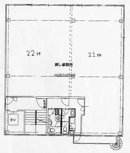 静岡市全域の村上中田ビル 平面1