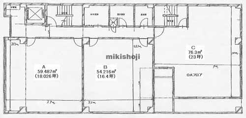 静岡市全域のＳＯＺＯＳＹＡ日出町ビル 平面1