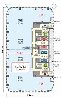 中区その他の栄トリッドスクエア 平面1