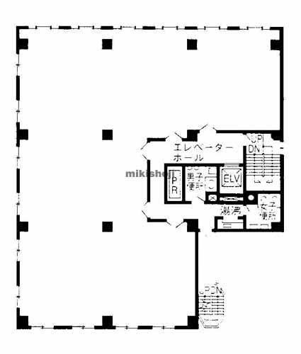 南森町周辺の東天満パークビル 平面1