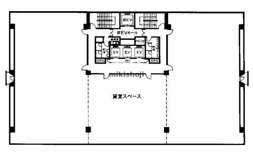 阿倍野筋・旭町・松崎町のＡＩＴビル 平面1