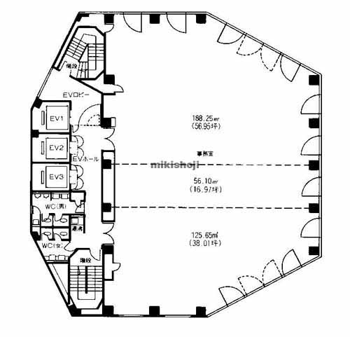 住宅金融支援機構・矢野ビル 平面1