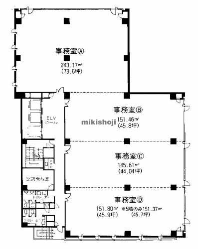 本町オルゴビル 平面1