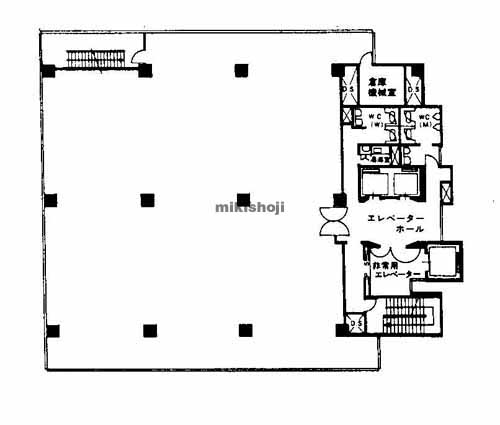 土佐堀・京町堀・西本町の明星ビル 平面1