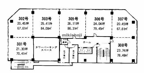 大阪産業ビル 平面1