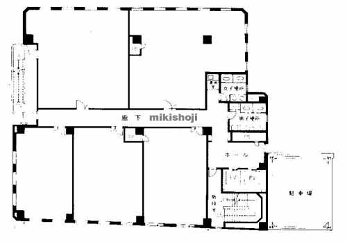 土佐堀・京町堀・西本町のコスモ西本町ビルディング 平面1