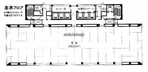西本町インテス 平面1