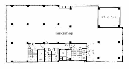 南船場の長堀安田ビル 平面1