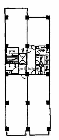 東中島・西淡路の幹線東ビル 平面1
