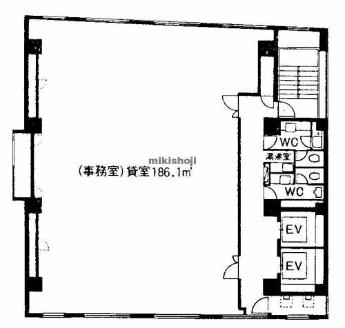 北浜清友会館ビル 平面1
