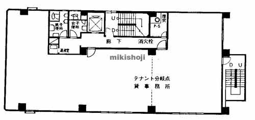 中央区他の第２ターネンビル 平面1