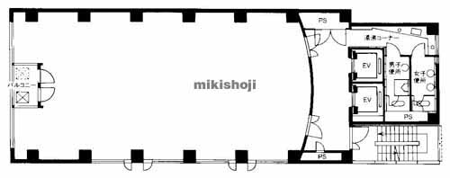 イトーピア谷町ビル 平面1