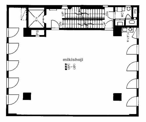 北浜～淡路町の松崎ビル 平面1