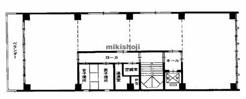 天王寺区他のリンクハウス天王寺ビル 平面1