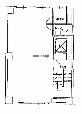 梅田・堂島・中之島の堂北山二ビル 平面1