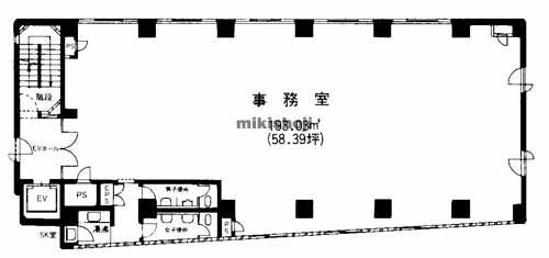 ＴＡＴＳＵＭＩ西心斎橋ビル 平面1
