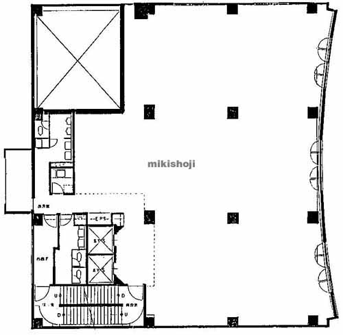 南新町エクセルビルディング 平面1