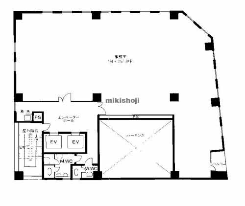 淀川区他の十三新北野ビル 平面1