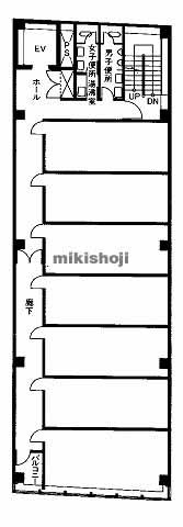 南船場の日宝長堀ビル 平面1