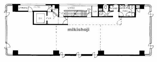 大手前田中ビル 平面1