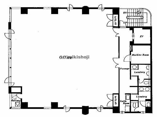 心斎橋・島之内の心斎橋サムティビル 平面1