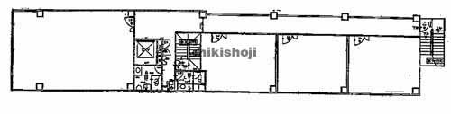 南船場の日宝船場中央ビル 平面1