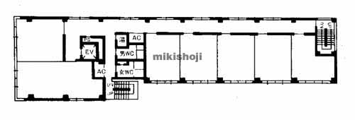 南船場の日宝東心斎橋ビル 平面1