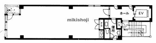 南森町周辺の梅新パークビル 平面1