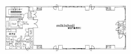北浜～淡路町のＫＣＩ平野町ビル 平面1