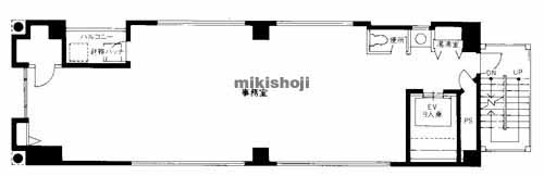 内本町松林ビル 平面1