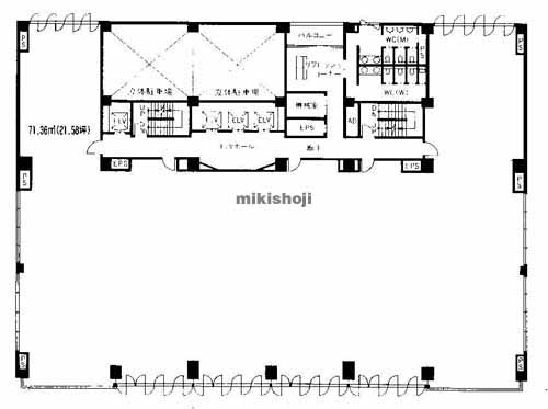 ＨＦ江坂駅前ビルディング 平面1