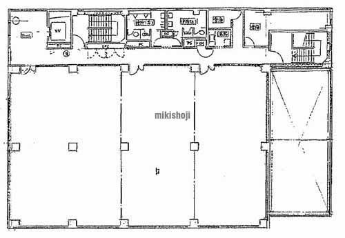 守口・門真市のサンコオア第三ビル 平面1
