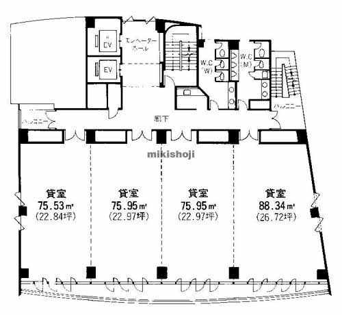 ニッセイ堺東ビル 平面1