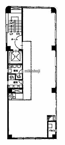茨木市・摂津市の東伸ビル 平面1