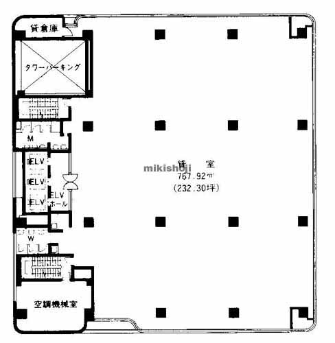 明治安田生命京都ビル 平面1