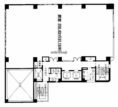 ヒラオカビル 平面1