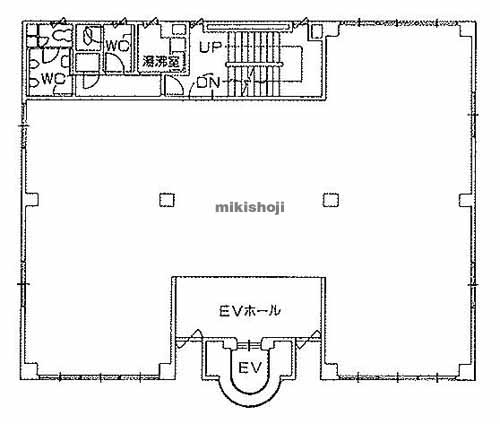 宇治市のホクユービル 平面1
