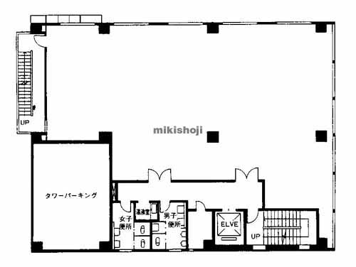 姫路市の朝日ビル 平面1