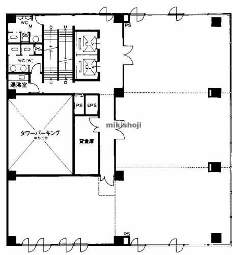 姫路市の浜屋ハートビル 平面1