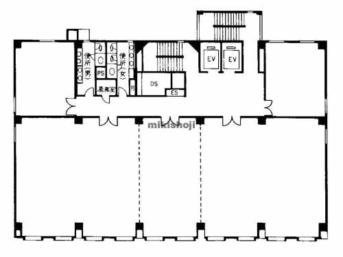 富山市のリアライズ富山城址公園ビル 平面1
